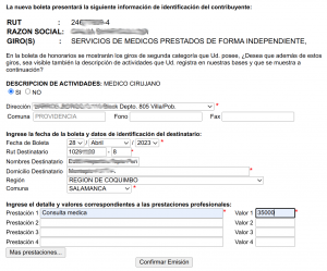 2 Boletas de honorarios. Emision.png